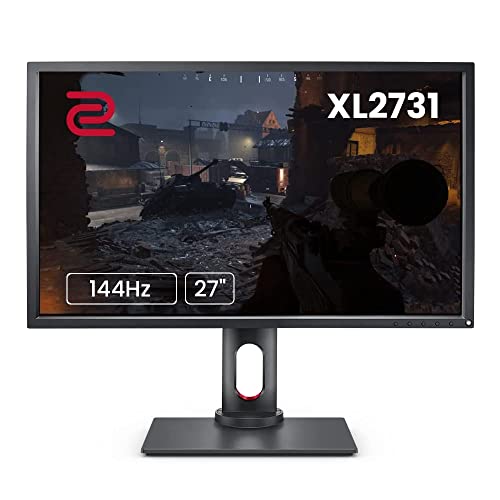 BenQ ZOWIE XL2731 27-Inch 144Hz Gaming Monitor | 1080P | PS5 & Xbox 120FPS Compatible | Native Fast Response TN Panel | Black eQualizer | Color Vibrance