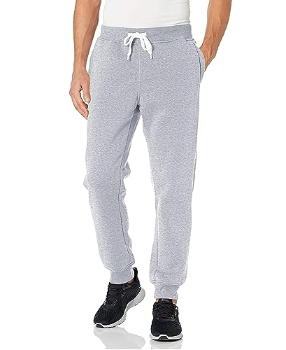 Southpole Men's Basic Active Fleece Jogger Pants-Regular and Big & Tall Sizes, HGY, L