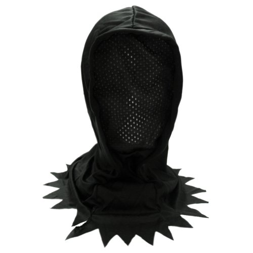 SeasonsTrading Child Black Hidden Face Mask Hood - Halloween Scary Costume