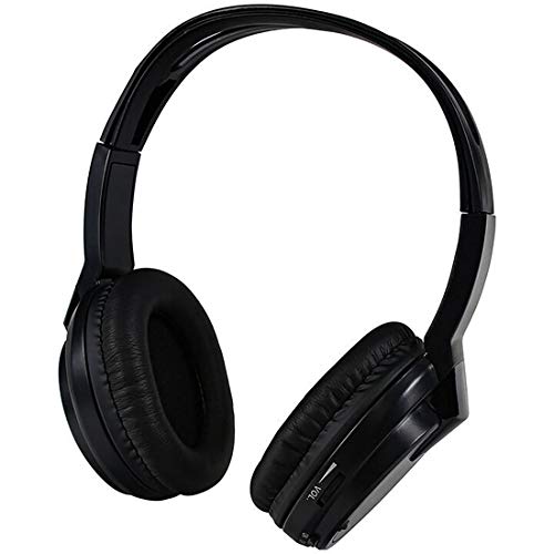 Audiovox HP1 Wireless Headphones Single Channel Ir Faux Leather Ear Piece 2-aaa Included