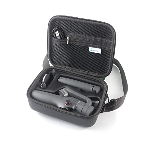 Skyreat Osmo Mobile 6 Case,PU Leather Portable Storage OM 6 Case Shoulder Bag for DJI OM 6 Smartphone Gimbal Stabilizer Accessories