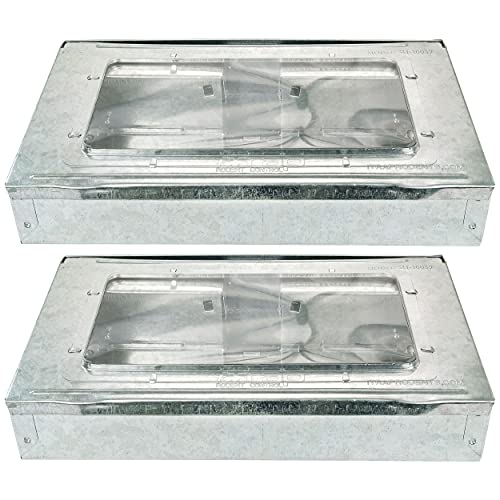 Southern Homewares Itrap Multi-Catch Clear Top Humane Repeater Mouse Trap, 2 Pack