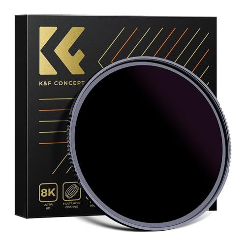 K&F Concept 52mm ND100000 ND Camera Lens Filter,16.6-Stops Fixed Neutral Density Filter with 28 Multi-Layer Coatings Waterproof & Scratch Resistant (Nano-X Series)