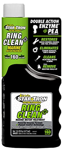STAR BRITE Star Tron Ring Clean Plus Deposit Control - Cleans Injectors, Valves, & Entire Engine to Restore Power & Efficiency - 16 OZ Treats 160 Gallons (095616)