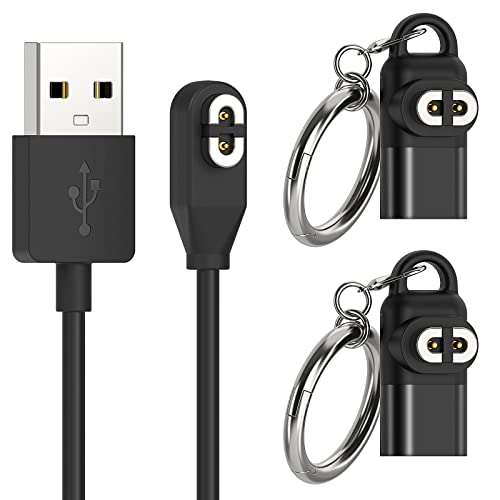 Charging Cable Replacement for AfterShokz Aeropex AS800 & Shokz OpenRun Pro & OpenRun & OpenRun Mini & OpenComm, USB Charger Cord with Type C Adapter for AfterShokz Aeropex Bone Conduction Headphones