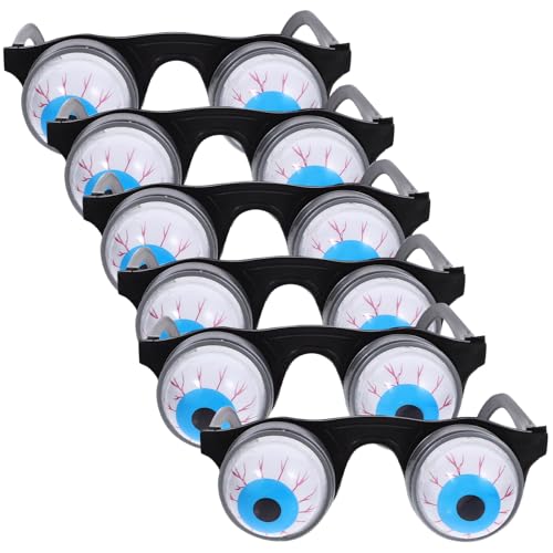 BESPORTBLE Funny Disguise Glasses Goo Eye Glasses Spring Eyeball Glasses for Halloween Costume Party