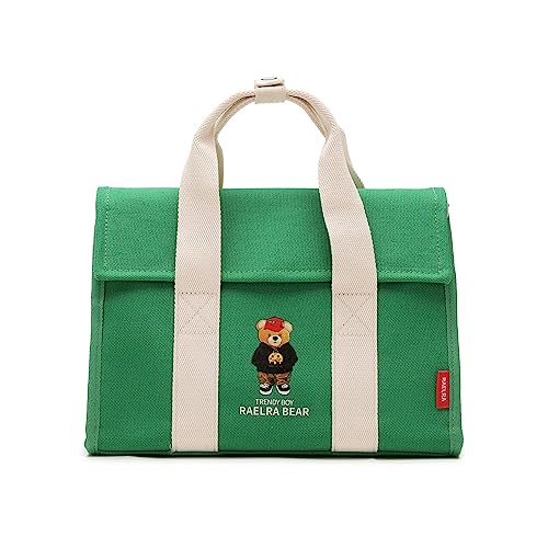 Top Handle Handbag Women Tote Bag Shoulder Canvas Fashion Crossbody Bag Casual Purse Flap Satchel Bag, Green