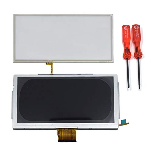 TOMSIN Replacement LCD Display & Touch Screen Glass Digitizer Repair Part for Wii U GamePad