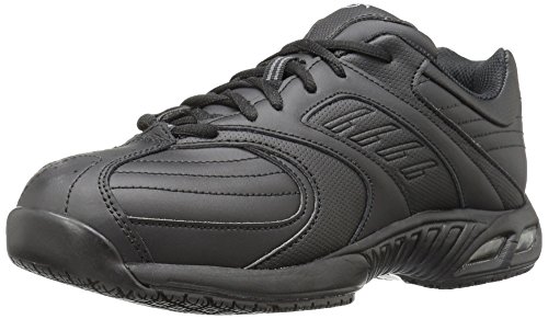 Dr. Scholl's Shoes Men's Cambridge II Work Slip Resistant Sneaker, Black, 12 W US