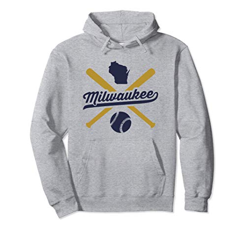 Milwaukee Baseball Vintage Wisconsin Pride Love City Pullover Hoodie