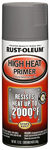 Rust-Oleum 249340 Automotive High Heat Primer Spray Paint, 12 Ounce (Pack of 1), Gray