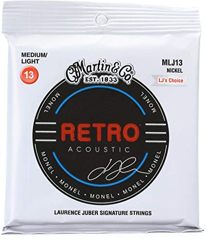 Martin Retro Acoustic Guitar Strings , .013-.056 LJ S Choice (MLJ13)