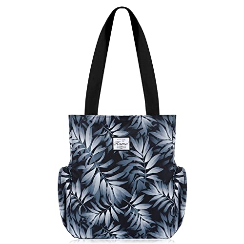 Kamo Floral Tote Bag - Waterproof Lightweight Handbags Travel Shoulder Bag for Hiking Yoga Gym Swimming Travel Beach