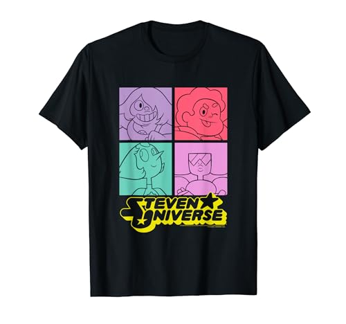 Steven Universe Four Block Gem Photos T-Shirt