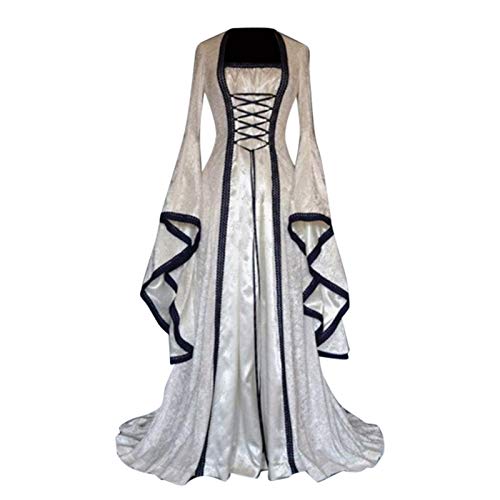 Queen Costumes for Women, Victorian Dress for Women Irish Renaissance Dress Medieval Court Ball Gowns Gothic Regency Dresses Retro 1800S Dress - Bellatrix Lestrange Costume