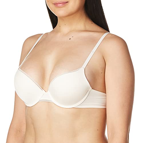 DKNY womens Litewear Custom Lift T-shirt Push Up Bra, Vanilla, 36B US