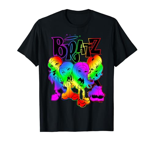 Bratz Group Shot Rainbow Gradient T-Shirt