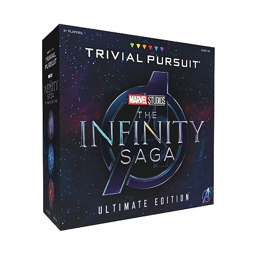 TRIVIAL PURSUIT: Marvel Cinematic Universe Ultimate Edition | Collectible Trivia Board Game Featuring 6 Infinity Stone Location Movers and 1800 Questions from MCU Phases 1-3