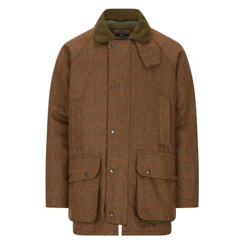 Walker and Hawkes - Men's Derby Tweed Barlaston Shooting Jacket - Brown - XXL