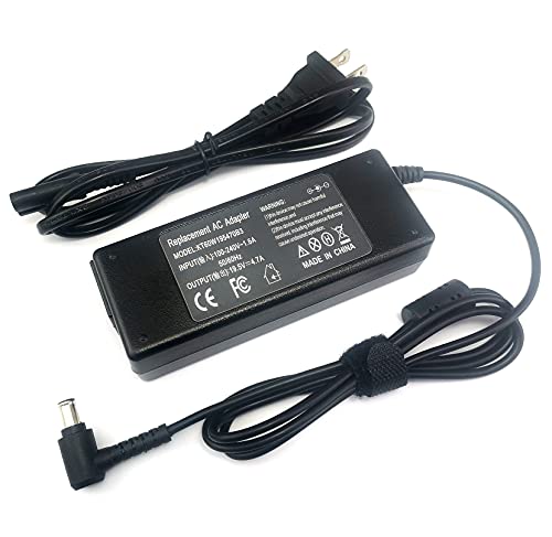 19.5V Power Supply Compatible with Sony Bravia KDL-32 KDL-40 KDL-42 KDL-48 KDL-55 KDL-32W700B KDL-40R510C KDL-40W600B KDL-42W650A KDL48W590B KDL48W600B KDL55W650D Smart LED LCD HDTV Screen TV