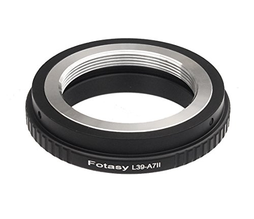 Fotasy Copper Adjustable Leica M39 Lens to E Mount Adapter, LTM 39mm FE Mount, Compatible with Sony a7 a7R a7s II III IV a9 a7c Alpha 1 a6600 a6500 a6400 a6300 a6100 a6000 a5100 a5000 a3500 ZV-E10