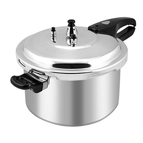 Barton 8Qt Pressure Canner Release Valve Aluminum Canning Pot Cooker Pot Stove Top Instant Fast Cooking Pot