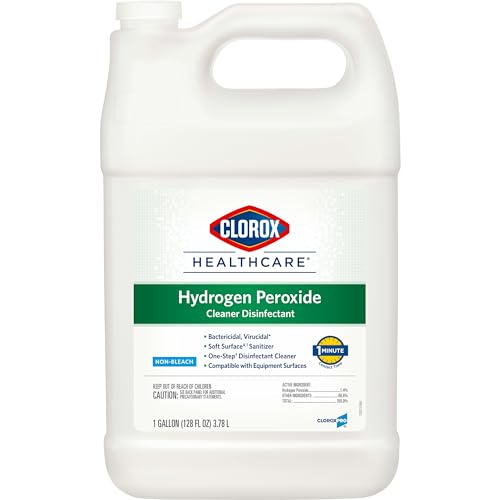 Clorox Healthcare Hydrogen Peroxide Cleaner Refill Jug, 128 Fl Oz (Package May Vary)