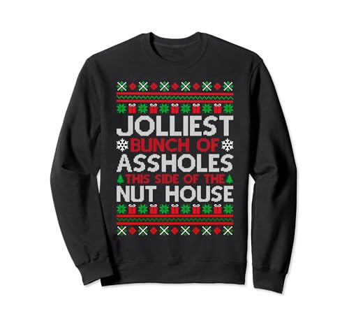 Jolliest Bunch of A-holes Tee Funny Christmas Pajamas Movie Sweatshirt