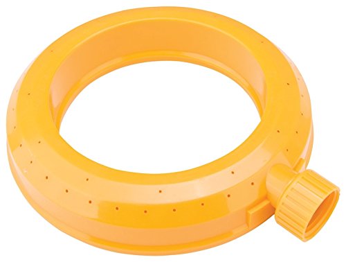 Rocky Mountain Goods Plastic Circle Ring Sprinkler - 30 Feet Watering Coverage - High Impact Plastic Construction - Works for high or Low Water Pressure