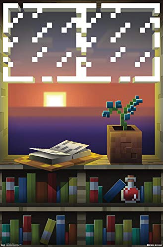 Trends International Minecraft - Window Wall Poster, 22.375' x 34', Unframed Version