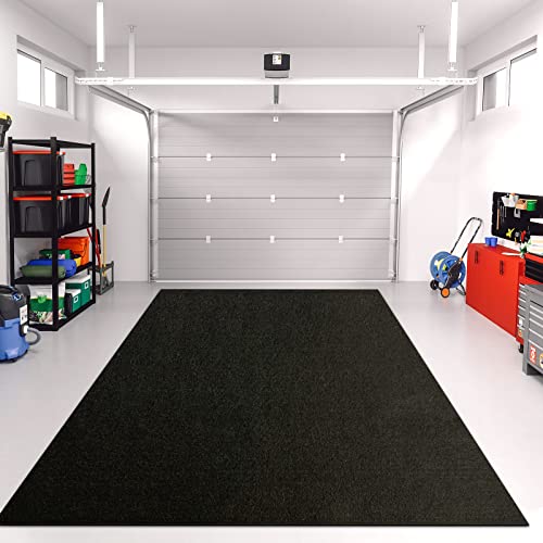 LINLA Premium Absorbent Oil Mat Contains Liquid Garage Floor Mat 8.5'x 6.6', Reusable, Washable, Protects Floor, Driveway Surface, Shop,Parking