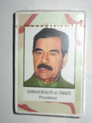 Iraqi Most Wanted: SADDAM HUSSEIN - Playing Cards by Unknown
