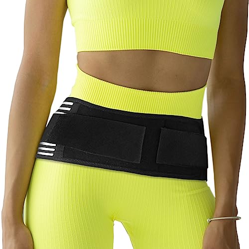 Wellgood Sacroiliac Hip Belts for Women and Men- SI Joint Hip Belt for Relief Sciatic, Pelvic, Lower Back Pain- Inner Anti-Slip Strip Stabilizes SI Joint - Trochanter Belt