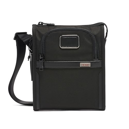 TUMI - Alpha Pocket Bag - Small Travel Crossbody Bag - Shoulder Bag for Men & Women - Black