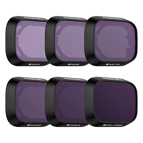 Freewell All Day – 6Pack ND4, ND8, ND16, ND32, ND64, ND1000 Filters Compatible with Mini 3 Pro/Mini 3, Neutral Density