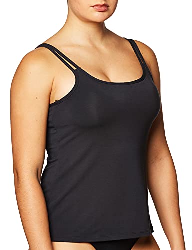 Amoena Women's Valletta Camisole Shelf Bra Top, Black, 12