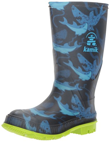 Kamik Unisex-Child STOMP2 Rain Boot, Blue, 9 M US Toddler