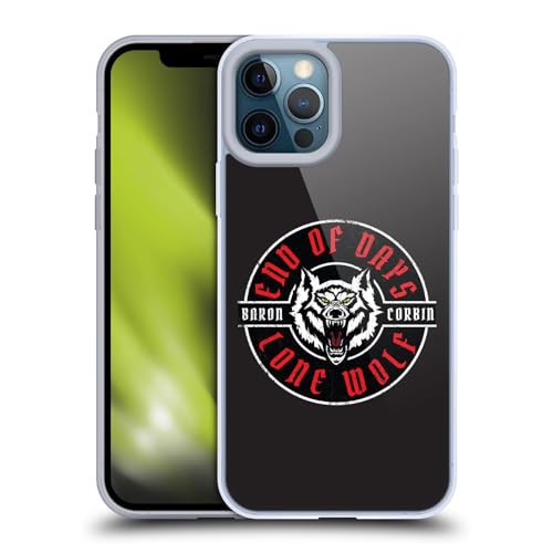 Head Case Designs Officially Licensed WWE Lone Wolf 1 Baron Corbin Soft Gel Case Compatible with Apple iPhone 12 Pro Max and Compatible with MagSafe Accessories
