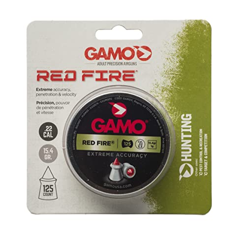 Gamo RED FIRE .22CAL QTY125 BLISTER 632270454 Pellets .22