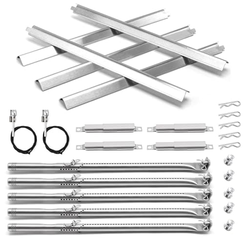 Grill Parts Replacement for Charbroil 5 Burner 463448021 463229521 463455021 463229021 463466522 ,Stainless Steel for Char-broil 463451022 463284022 Grill, Heat Tent G325-0002-W1 G327-2100-W1 Igniters