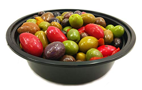 Frank and Sal Premium Select Mediterranean Mix Seasoned Olives, 1.50LB.