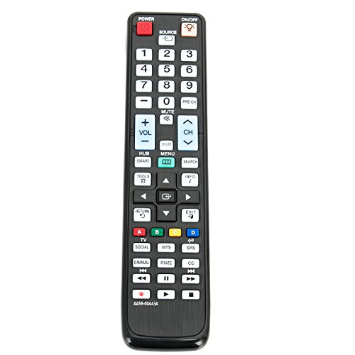 AA59-00443A Replace Remote fit for Samsung TV UN40D6300SFXZA UN55D6300SFXZA UN46D6300SFXZA UN32D6000SFXZA UN46D6050TFXZA UN46D6000SFXZA UN55D6050TFXZA UN40D6050TFXZA UN55D6000SFXZA UN40D6000SFXZA