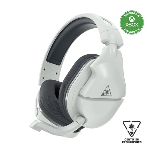 Turtle Beach Stealth 600 Gen 2 USB Wireless Amplified Gaming Headset - Licensed for Xbox Series X|S & Xbox One - 24+ Hour Battery, 50mm Speakers, Flip-to-Mute Mic, Spatial Audio – White (Renewed)