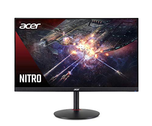 Acer Nitro XV272U Pbmiiprzx 27' WQHD (2560 x 1440) IPS G-SYNC Compatible Monitor, 144Hz, 1ms VRB, VESA Certified DisplayHDR400, DCI-P3, Delta E