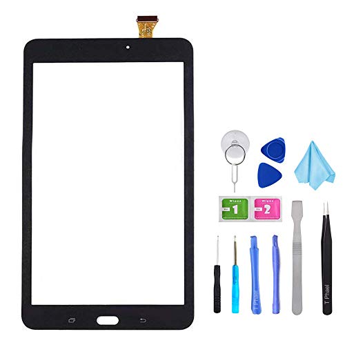 T Phael Black Touch Screen Replacement for Samsung Galaxy Tab E 8.0 T377 Digitizer SM-T377 T377A T377V T377P T377T (Not Include LCD)