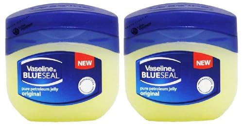 Vaseline Unscented Petroleum Jelly Balm 50ml - Pack of 2, Hypoallergenic, for All Skin Types