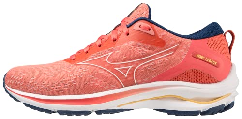 Mizuno Women's Wave Lagacy Sneaker, Spiced Coral, 9