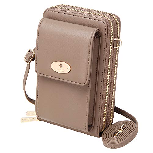 KUKOO Small Crossbody Bag Cell Phone Purse Wallet with Credit Card Slots for Women