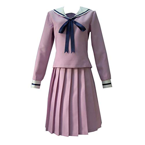 xhtwcy anime Noragami Manga Hiyori Iki Cosplay Costume Uniform Outfit Dress Halloween Skirt (women S)