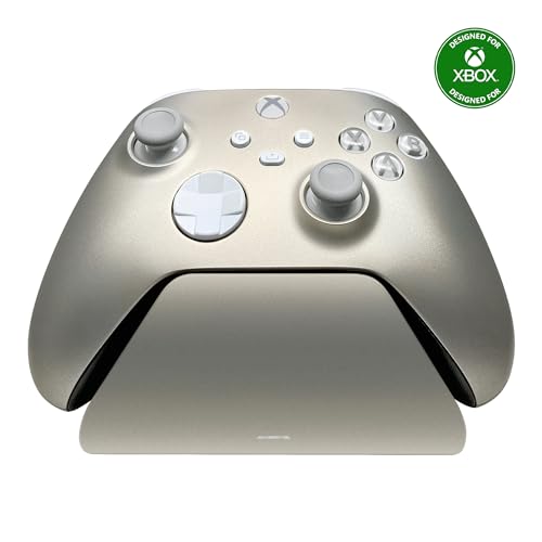 Razer Universal Quick Charging Stand for Xbox Series X|S: Magnetic Secure Charging - Perfectly Matches Xbox Wireless Controllers - USB Powered - Lunar Shift (Controller Sold Separately)